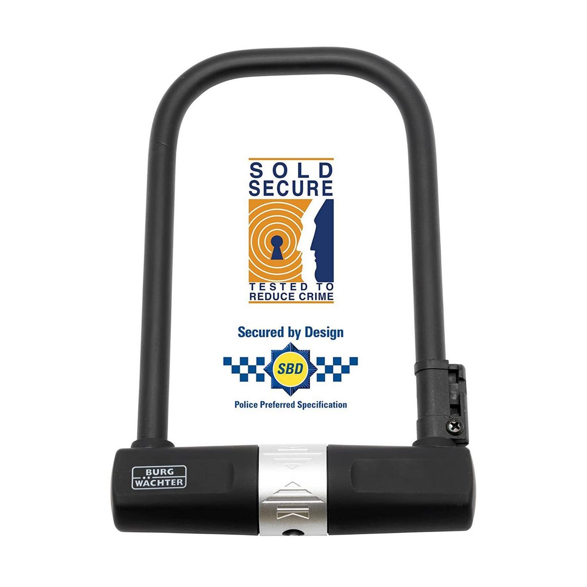 BURG WACHTER - Candado con acero endurecido doble cierre arco 13,8 mm