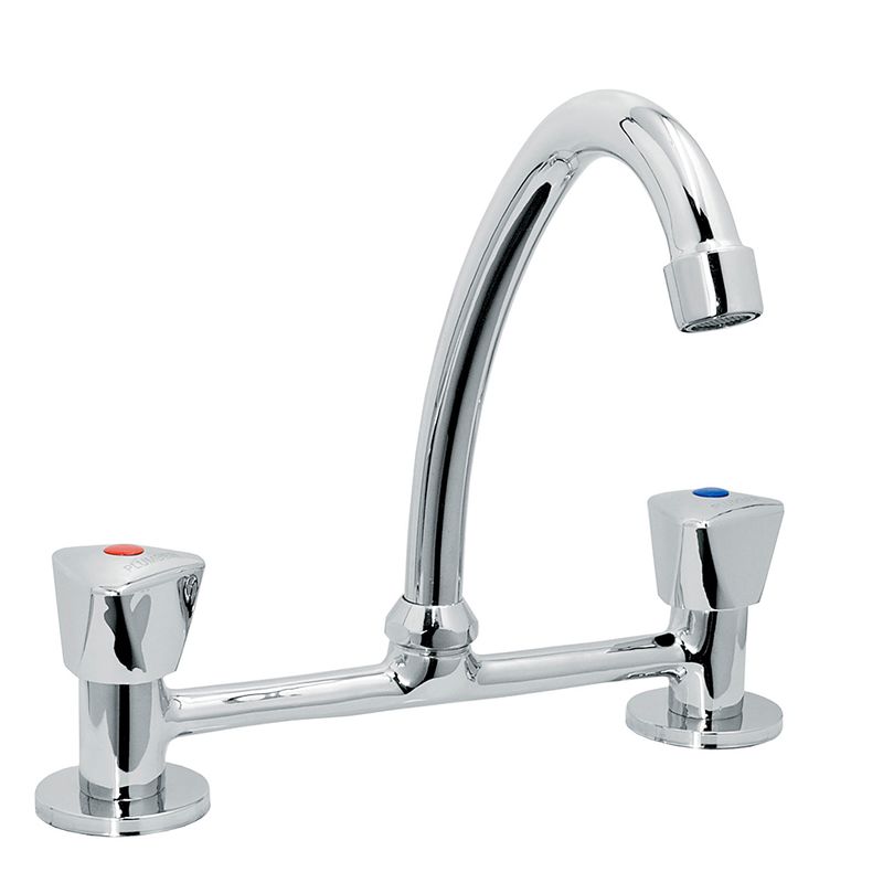 STRETTO - Combinacion Lavaplato 8" Miami Cromo