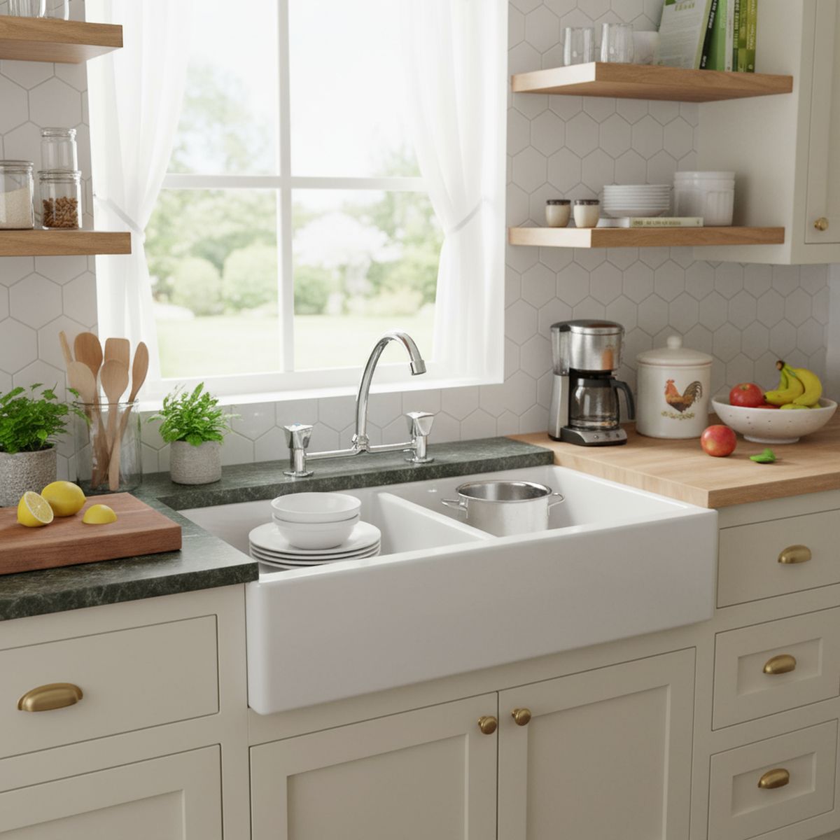 STRETTO - Combinacion Lavaplato 8" Miami Cromado