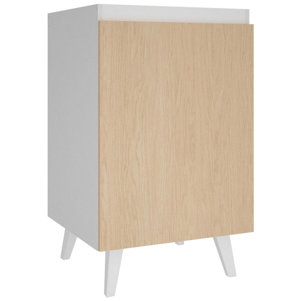 SILCOSIL - Mueble para lavarropa soga 24lt_1p blanco madera 56x48 88