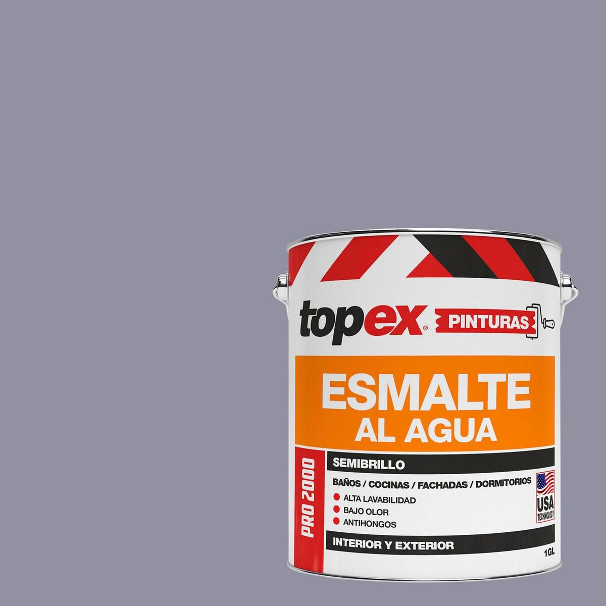 TOPEX - Esmalte al Agua 1 galón(es) Semibrillante Morado Violeta