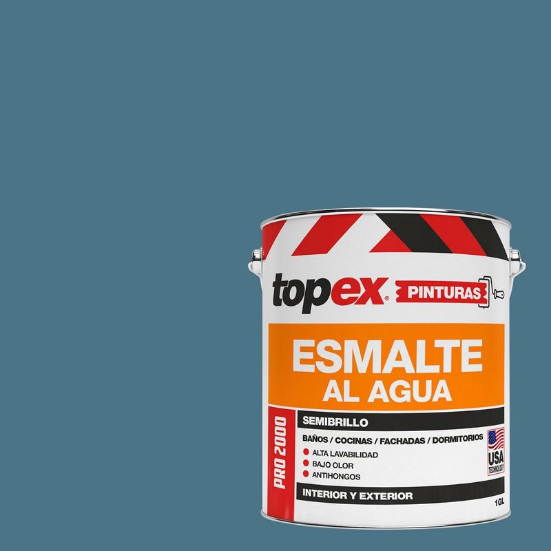 TOPEX - Esmalte al Agua Semibrillante 1 galón(es) Azul
