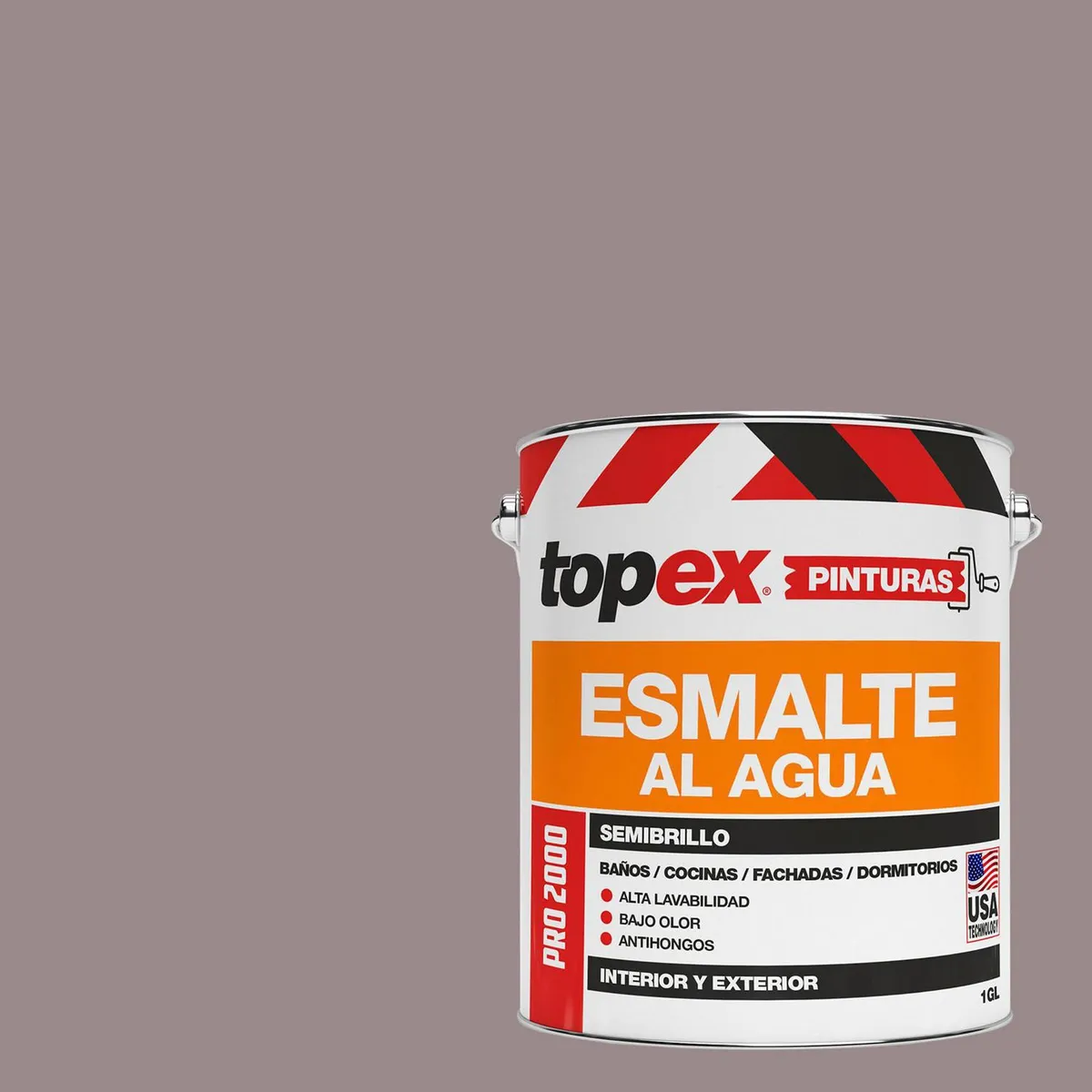 TOPEX - Esmalte al Agua 1 galón(es) Semibrillante Morado Violeta