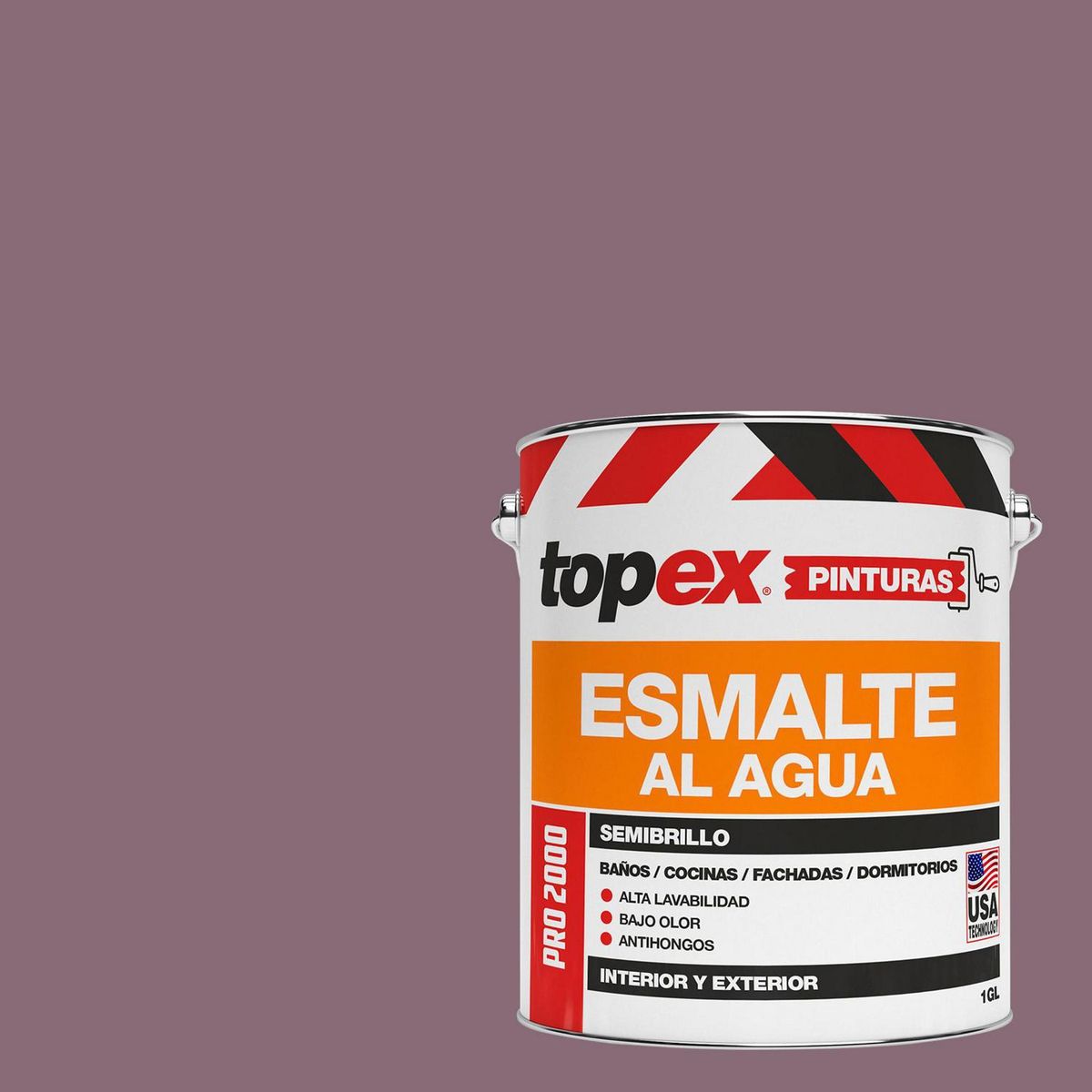 TOPEX - Esmalte al Agua 1 galón(es) Semibrillante Morado Violeta