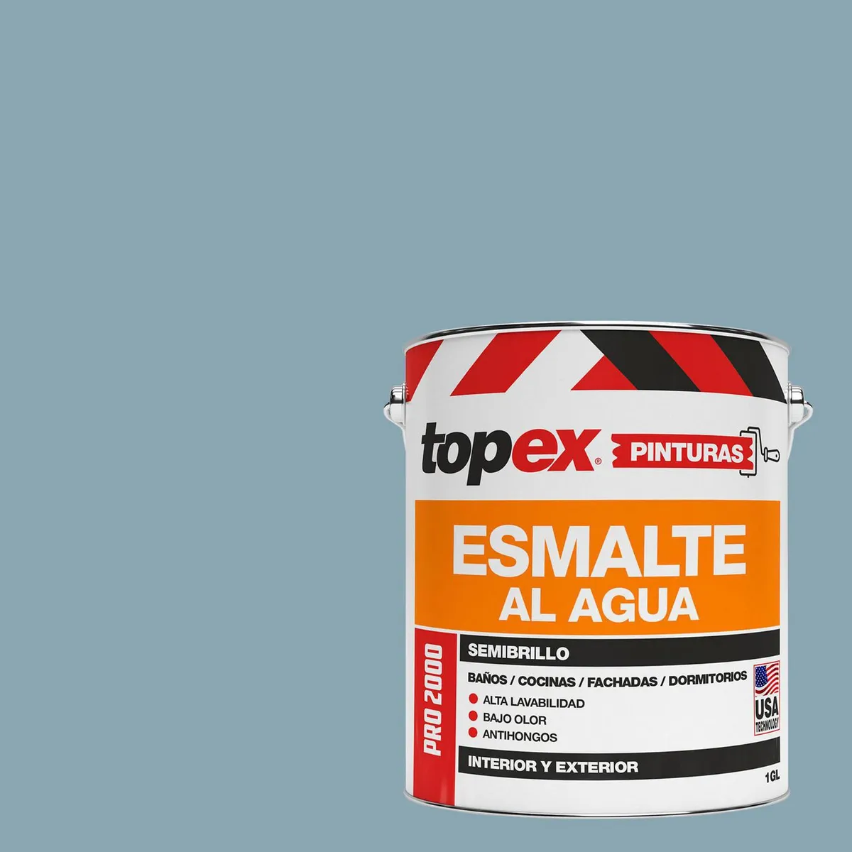 TOPEX - Esmalte al Agua Semibrillante 1 galón(es) Celeste 