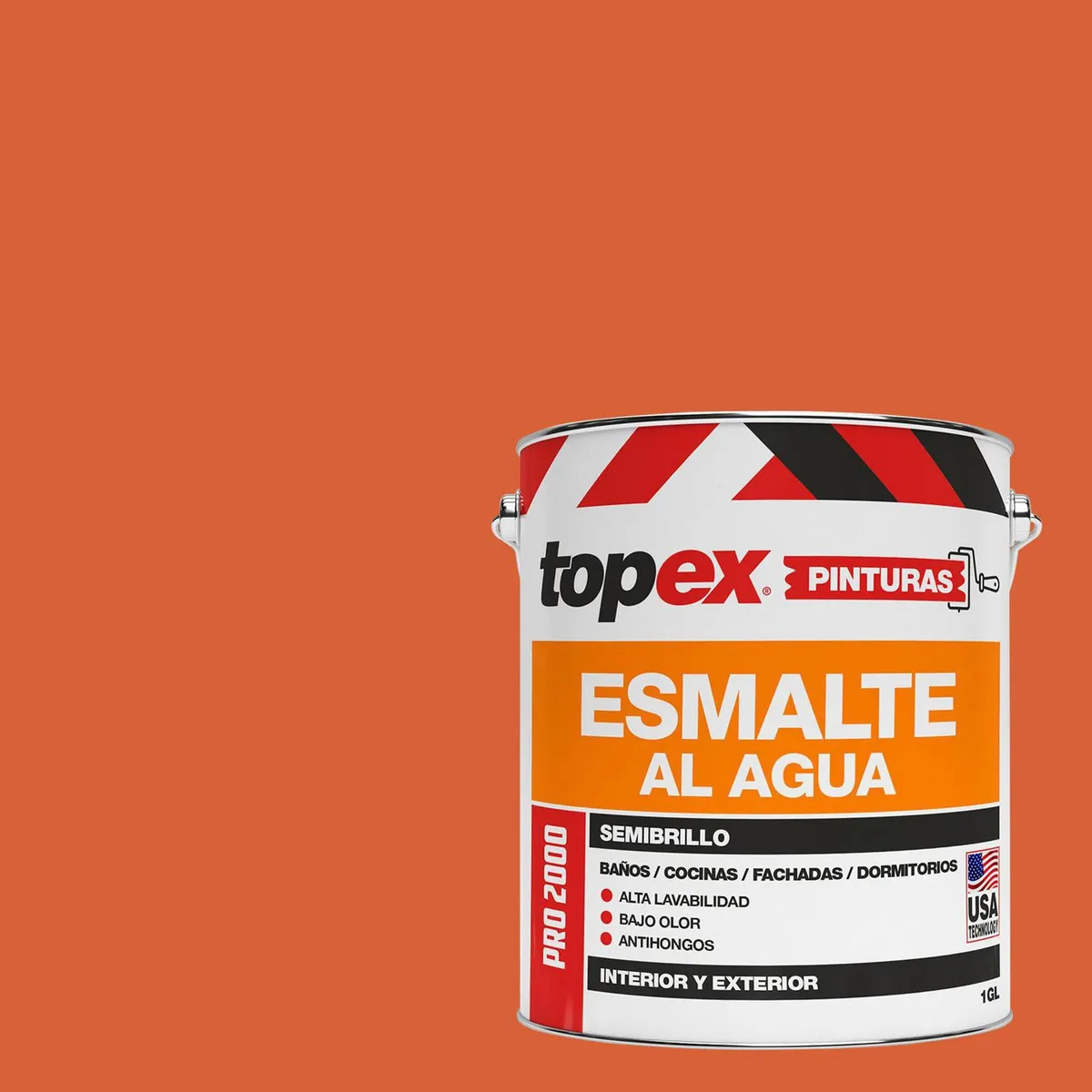 TOPEX - Esmalte al Agua Semibrillante 1 galón(es) Café 
