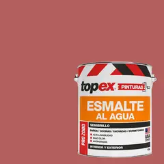 TOPEX - Esmalte al Agua Semibrillante 1 galón(es) Rojo