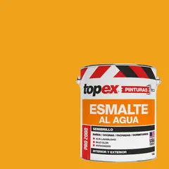 TOPEX - Esmalte al Agua 1 galón(es) Semibrillante Amarillo