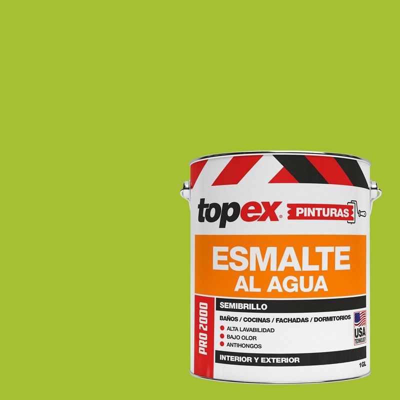 TOPEX - Esmalte al Agua Semibrillante 1 galón(es) Verde