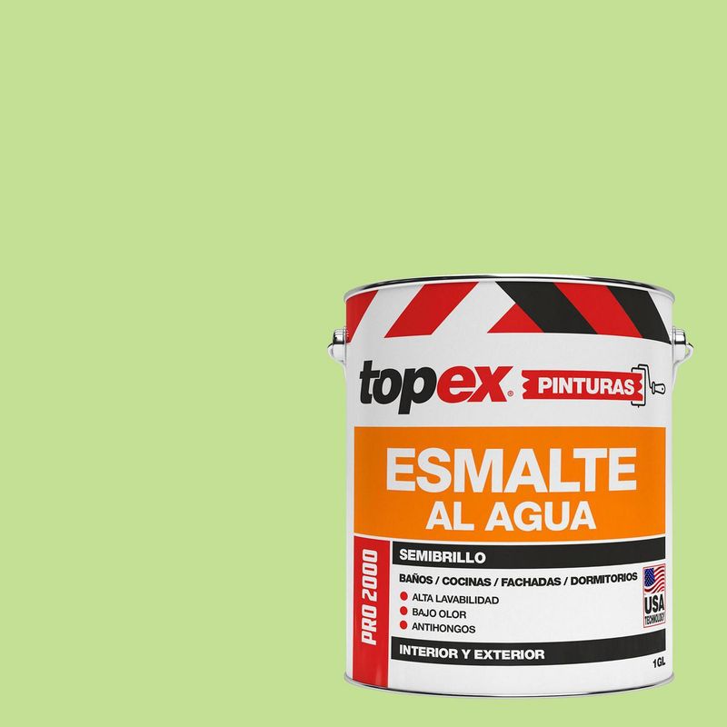 TOPEX - Esmalte al Agua Semibrillante 1 galón(es) Verde