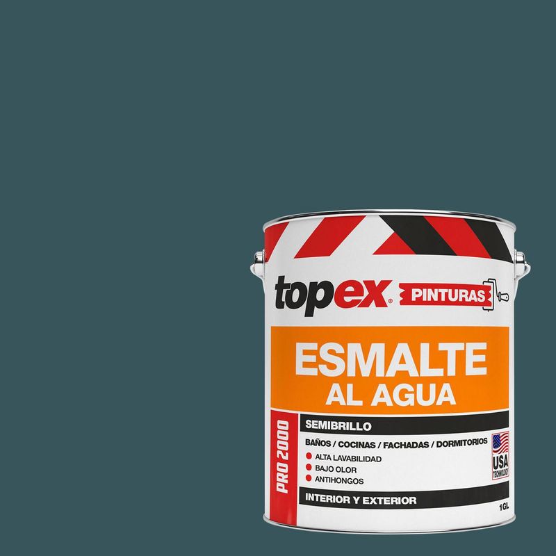 TOPEX - Esmalte al Agua Semibrillante 1 galón(es) Azul