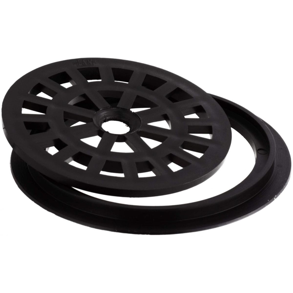 FAB - Rejilla Pileta PVC Redonda 10cm Negro 1u