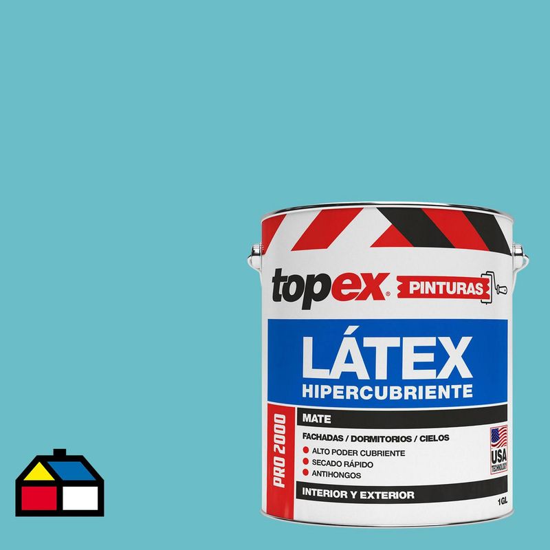 TOPEX - Pintura Acrílica Mate 1 galón(es) Verde