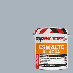 TOPEX - Esmalte al Agua Semibrillante 1 galón(es) Gris Silver Plume