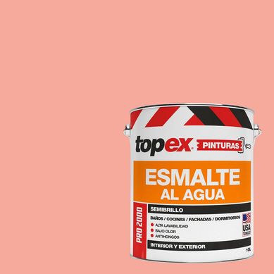 Esmalte al Agua Semibrillante 1 galn(es) Caf 