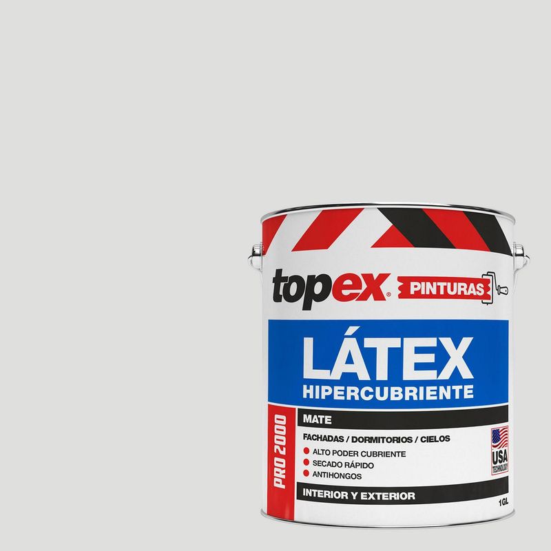 TOPEX - Pintura Acrílica Mate 1 galón(es) Blanco Invierno