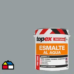 TOPEX - Esmalte al Agua Semibrillante 1 galón(es) Gris