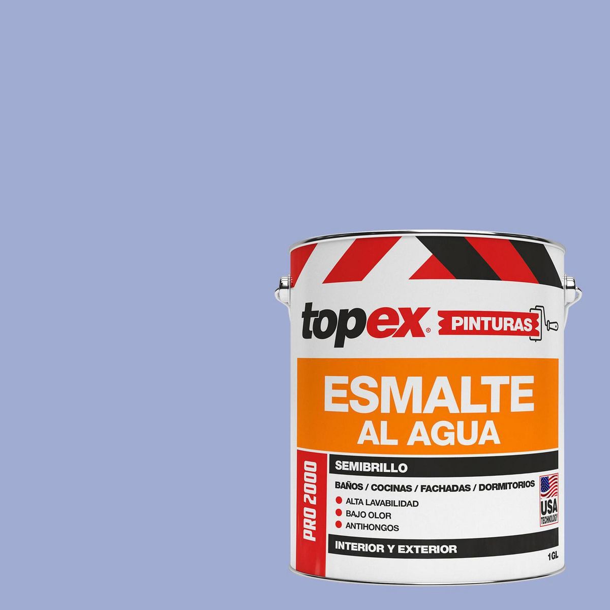 TOPEX - Esmalte al Agua 1 galón(es) Semibrillante Morado Violeta