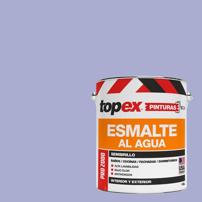 TOPEX - Esmalte al Agua Semibrillante 1 galón(es) Morado Violeta