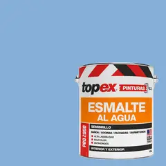 TOPEX - Esmalte al Agua 1 galón(es) Semibrillante Celeste