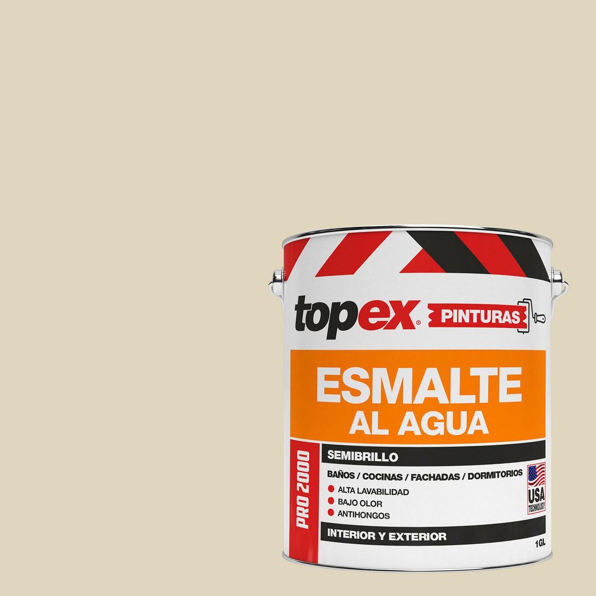 TOPEX - Esmalte al Agua 1 galón(es) Semibrillante Verde