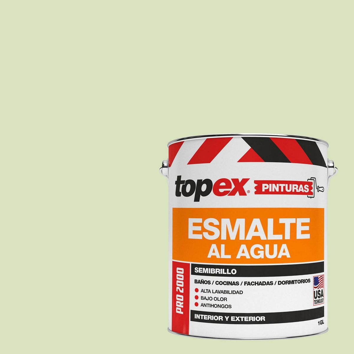 TOPEX - Esmalte al Agua 1 galón(es) Semibrillante Verde