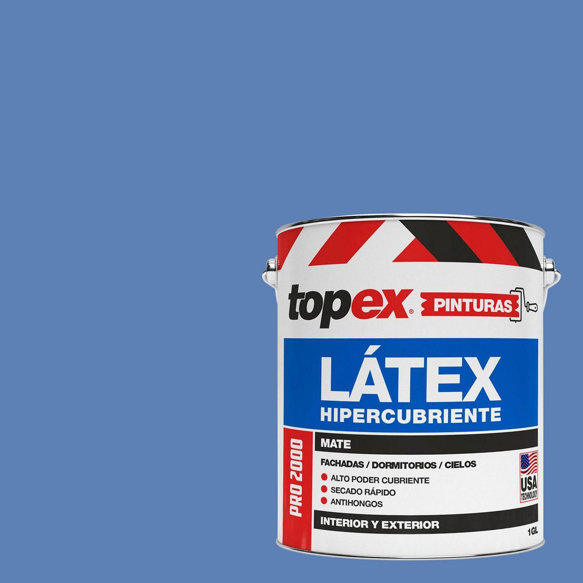 TOPEX - Pintura Acrílica 1 galón(es) Mate Azul