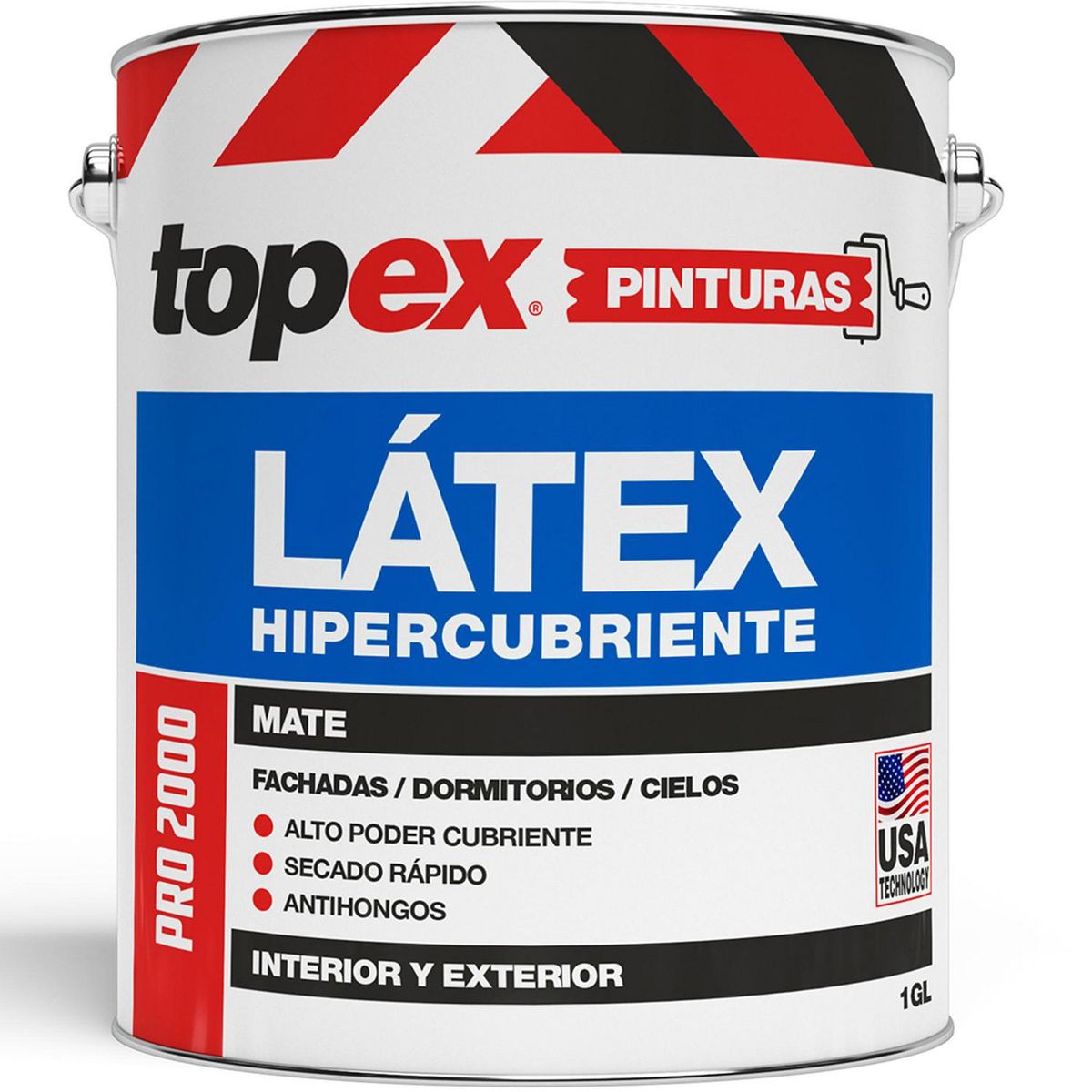 TOPEX - Pintura Acrílica 1 galón(es) Mate Azul