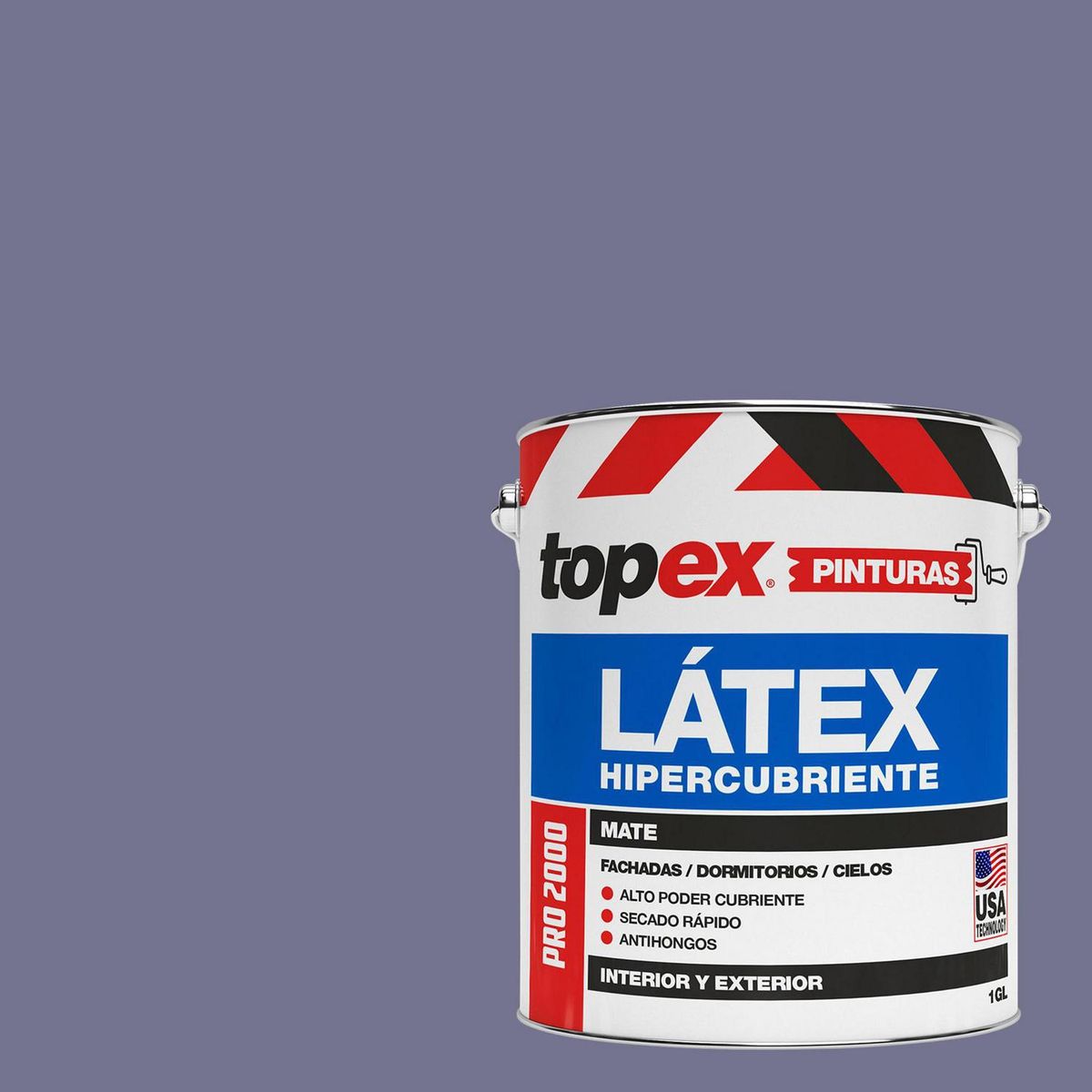 TOPEX - Pintura Acrílica Mate 1 galón(es) Morado Violeta