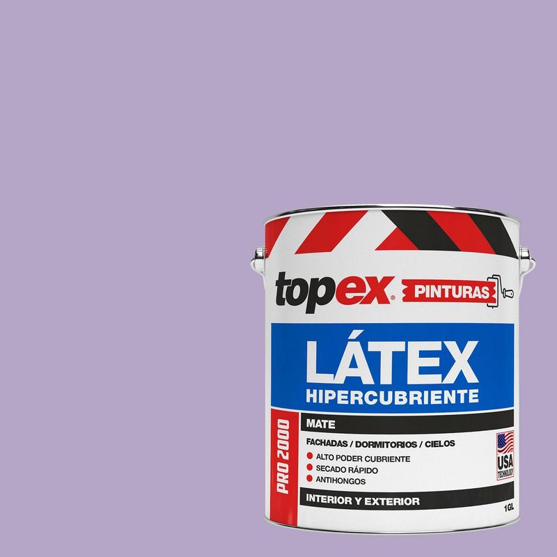 TOPEX - Pintura Acrílica Mate 1 galón(es) Morado Violeta