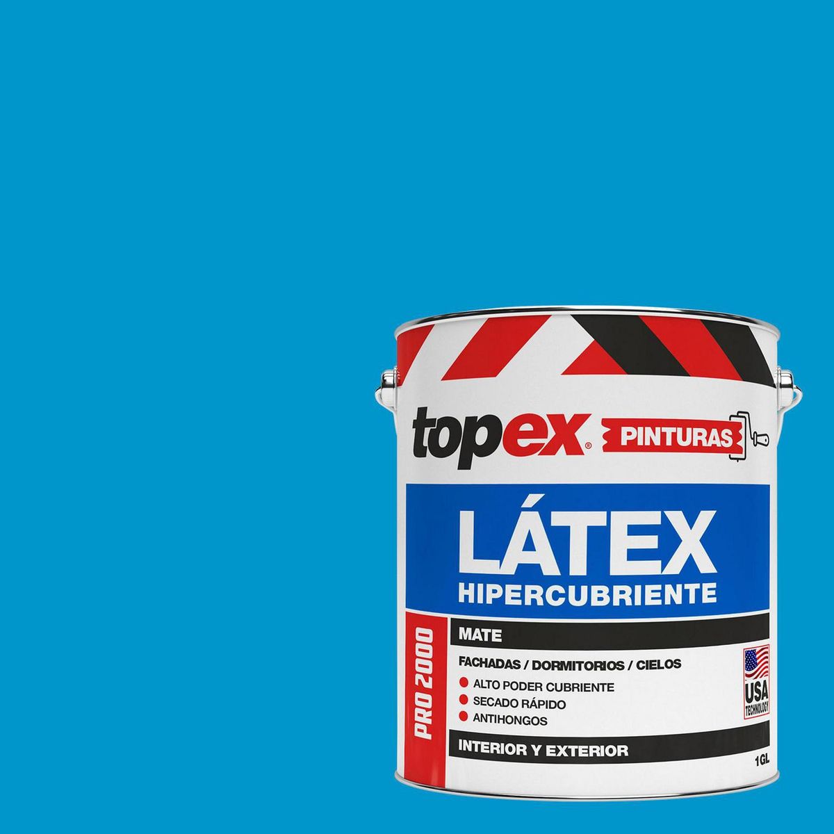 TOPEX - Pintura Acrílica 1 galón(es) Mate Azul