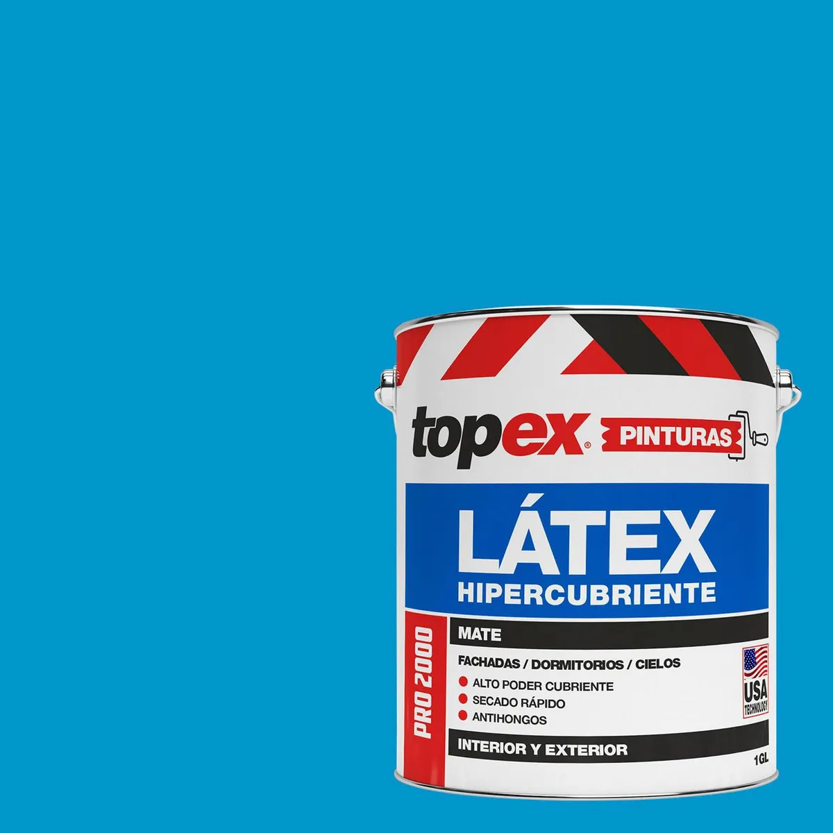 TOPEX - Pintura Acrílica 1 galón(es) Mate Azul