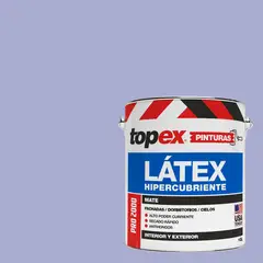 TOPEX - Pintura Látex Extracubriente Antihongos Mate 1 galón(es) Morado Violeta