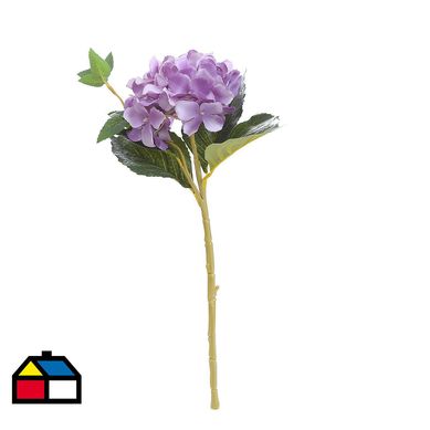Flor hortensia artificial 45 cm purpura