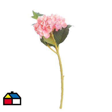 Flor hortensia artificial 45 cm rosado
