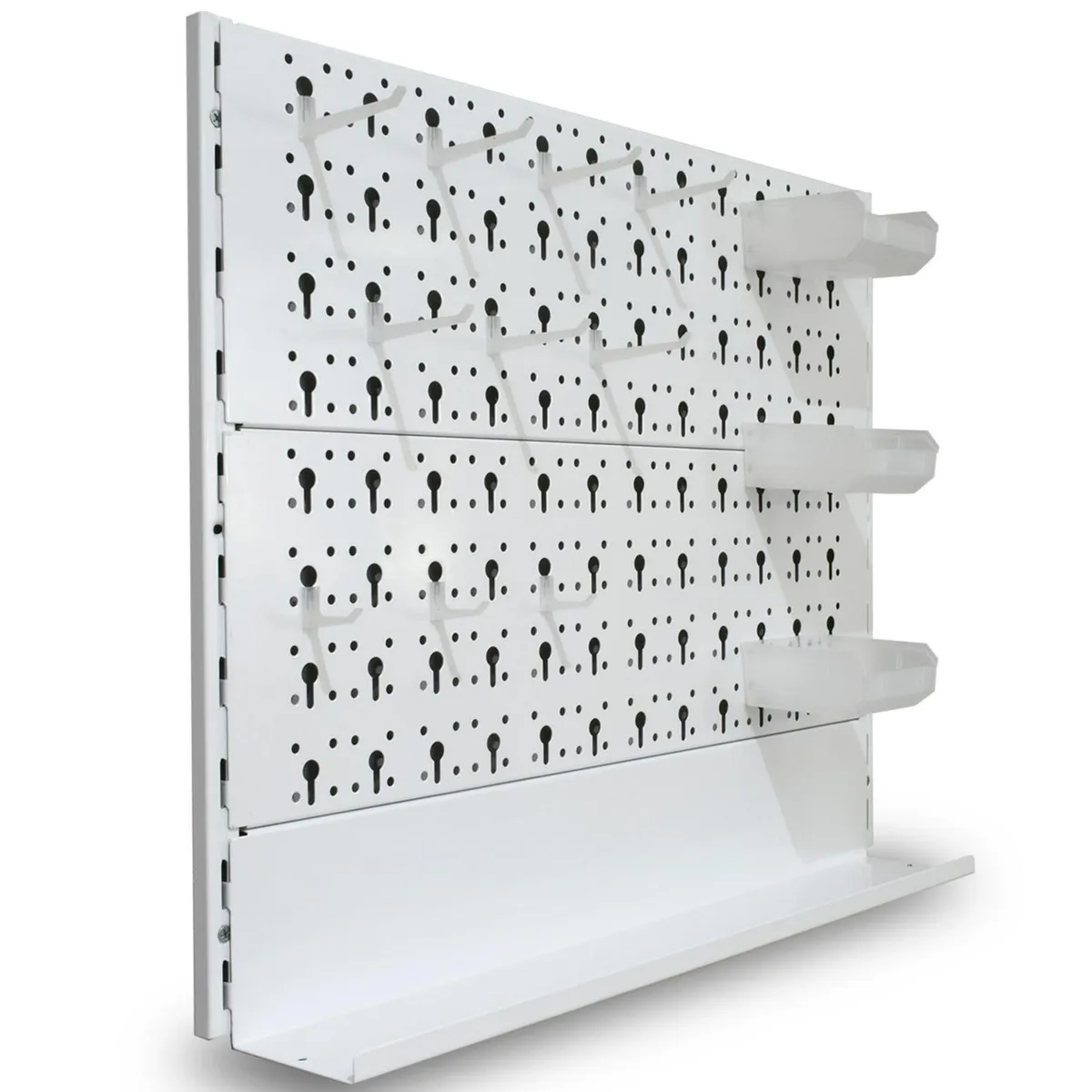 DUCASSE - Repisa Organiza Arte Acero 1 Nivel(es) 60x50x10 cm Blanco