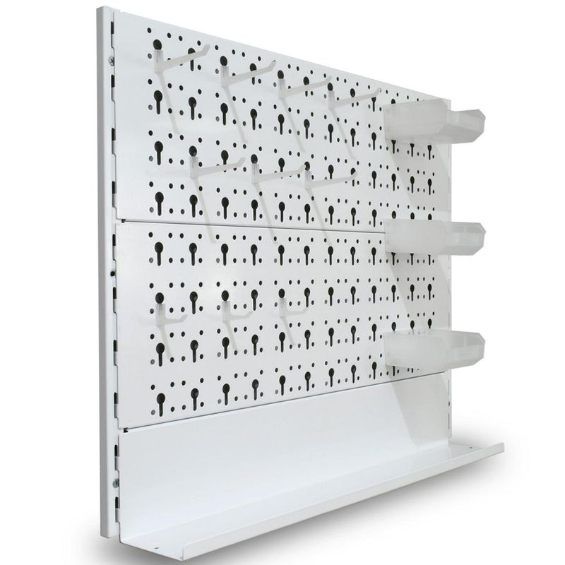 DUCASSE - Repisa Organiza Arte Acero 1 Nivel(es) 60x50x10 cm Blanco