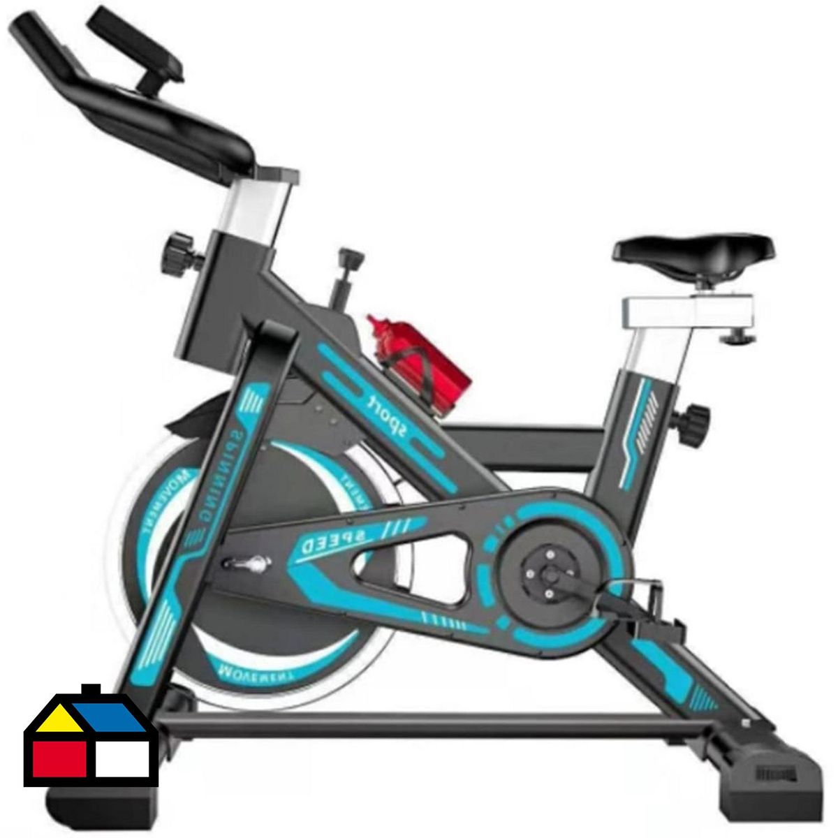 VOLTBIKE - Bicicleta Spinning 6 kg 2005 Negro