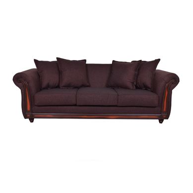 Sofa 3c Esmirna 208x84x82 cm Caf