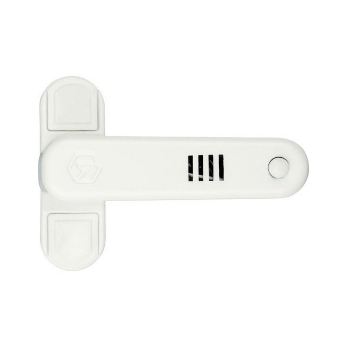 BURG WACHTER - Seguro de ventana con alarma autoensamblaje color blanco