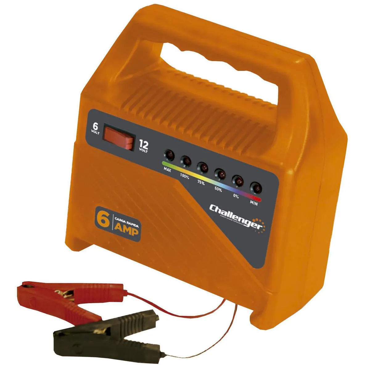 CHALLENGER - Cargador de batería 6/12V 6 A.