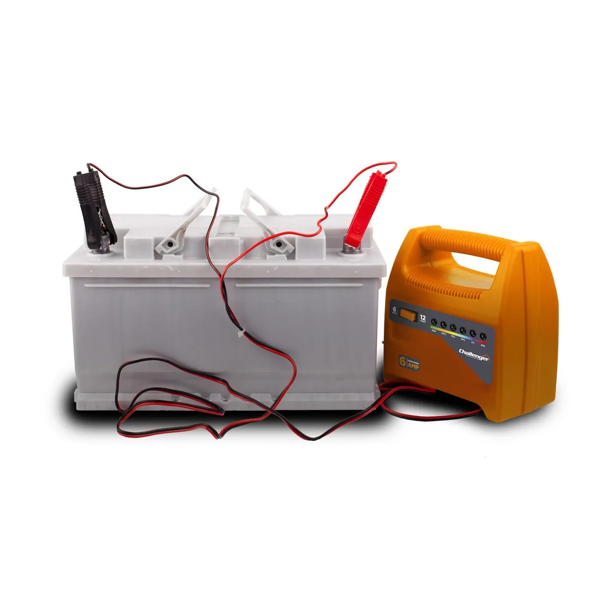 CHALLENGER - Cargador de batería 6/12V 6 A.