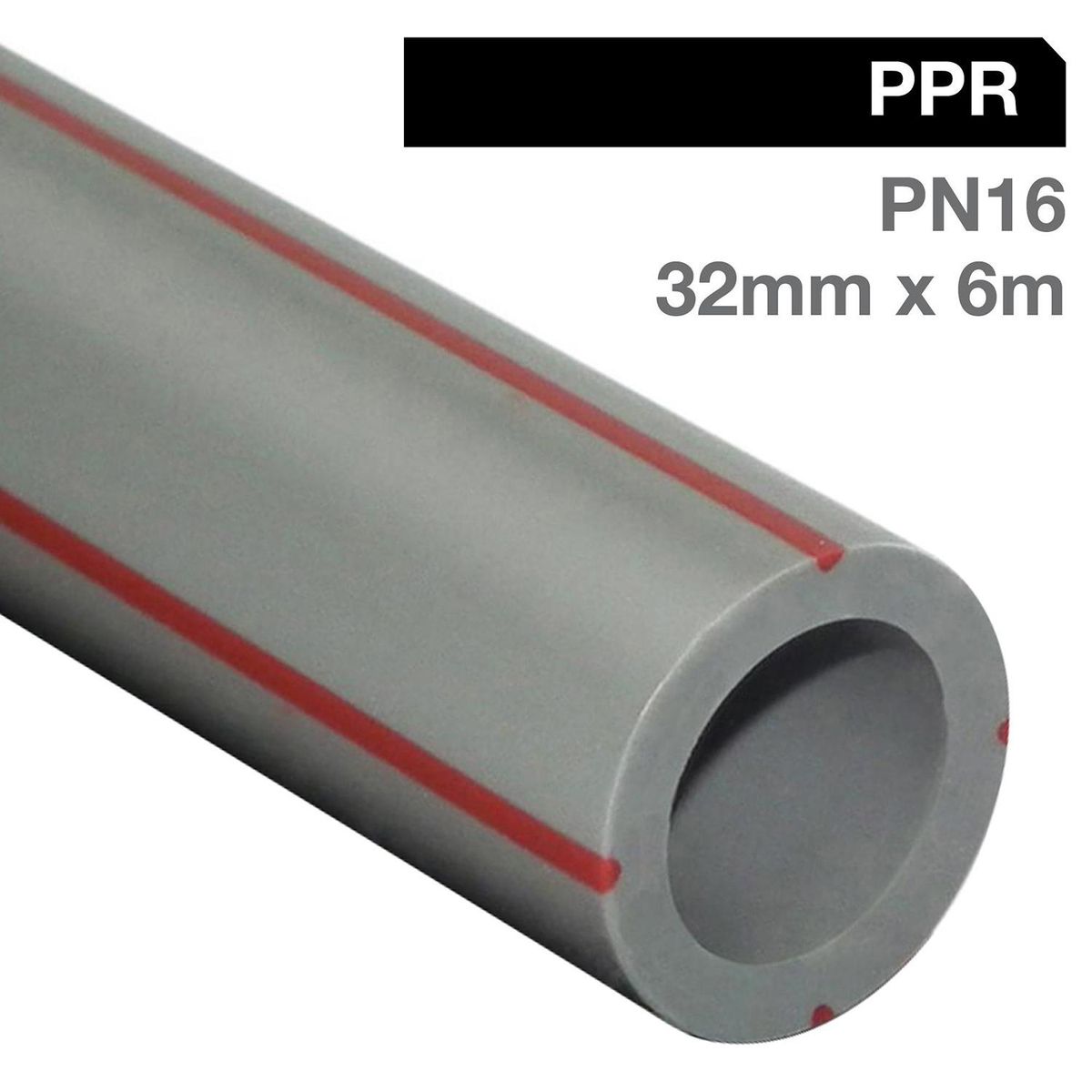 HOFFENS - Tubo PN-16 PP RCT Agua 32 cmx6 m