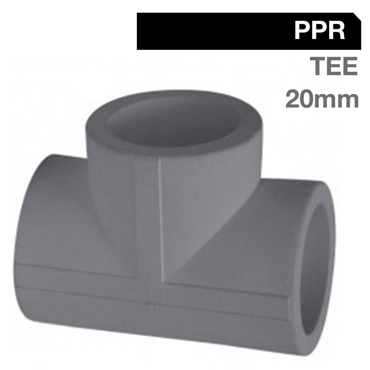 HOFFENS - Tee PPR 20 milímetros Gris