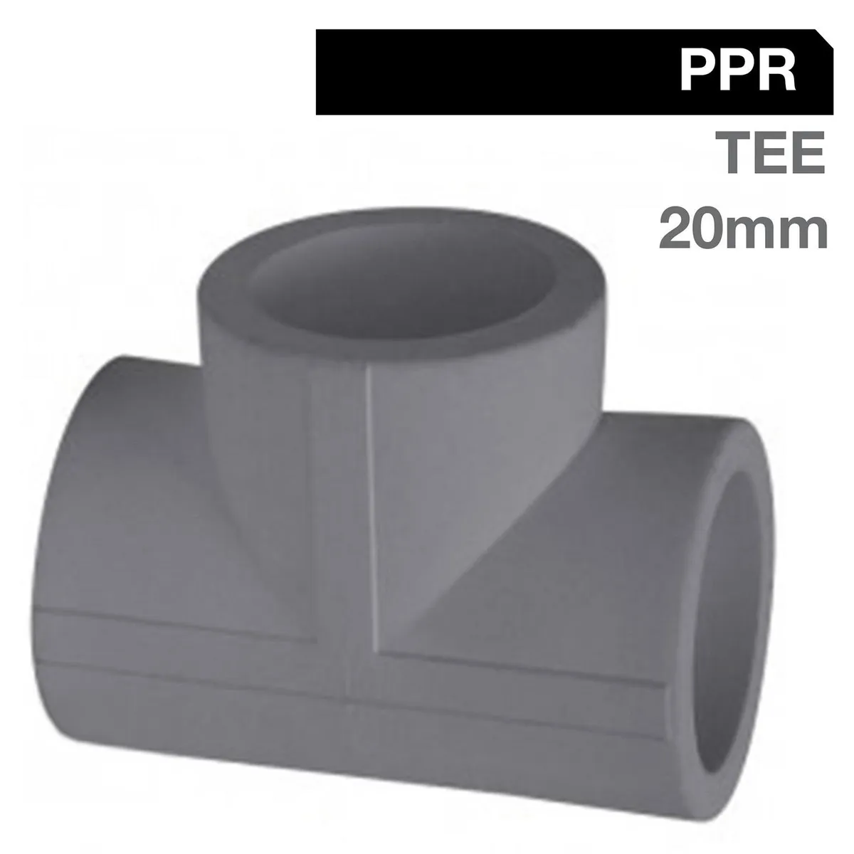 HOFFENS - Tee PPR 20 milímetros Gris