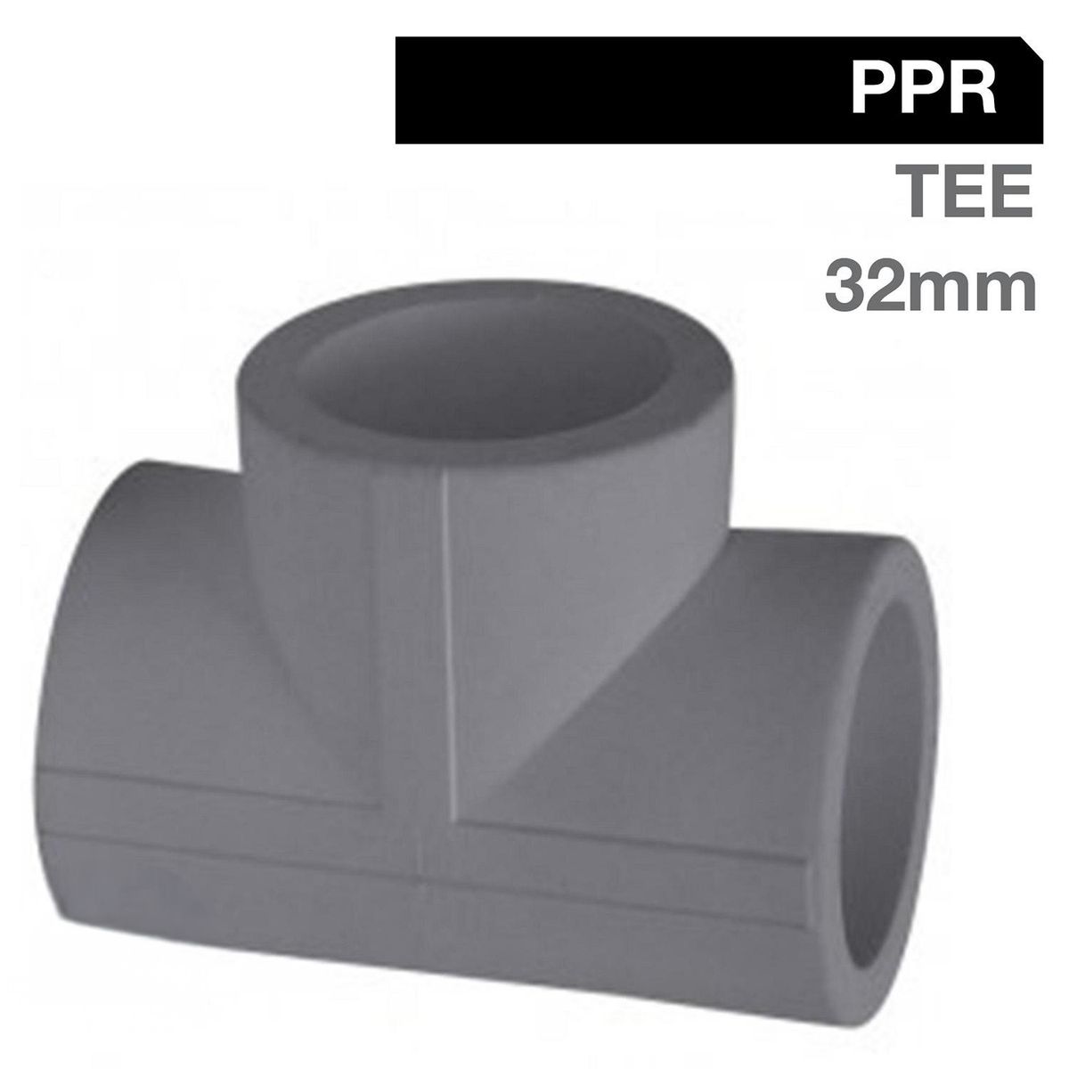 HOFFENS - Tee PPR 32 milímetros Gris