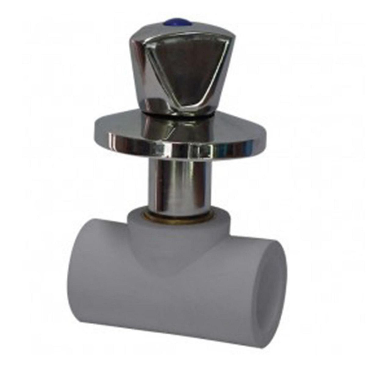 HOFFENS - Llave De Paso Cromada PPR 20 mm Vástago 2,3 cm