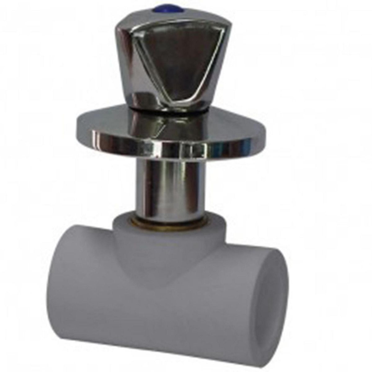 HOFFENS - Llave de Paso Cromada PPR 25 mm Vástago 2,3 cm