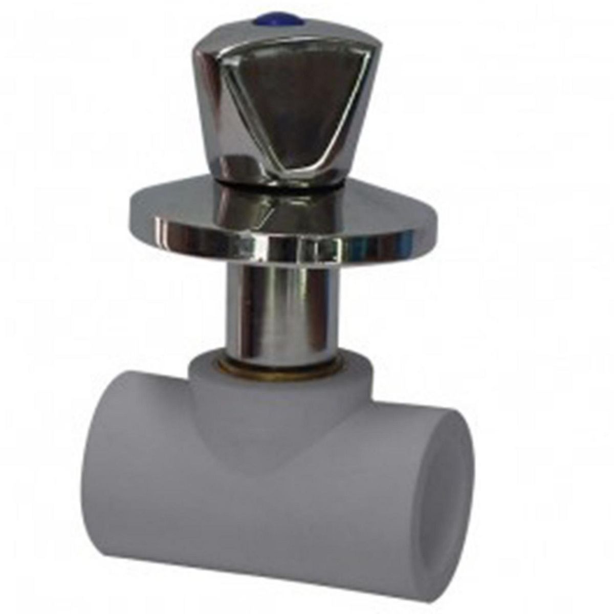 HOFFENS - Llave De Paso Cromada PPR 32 mm Vástago 2,3 cm