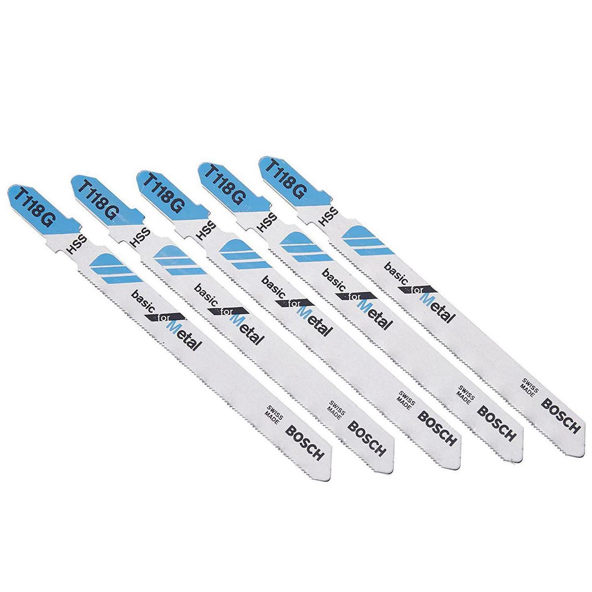 BOSCH - Hoja para sierra caladora T118G 5 unidades